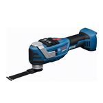 BOSCH GOP18V-40N 18V Brushless StarlockMax® Oscillating Tool - Powerful 20,000 OPM, 6 Speed Settings, Auto-Stop, Ergonomic Design, Fast Accessory Changes, Ideal for Remodelers & Contractors