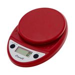 (warmred) - Escali Primo Lightweight Scale, 8.5 x 15cm x 3.8cm , Warm Red