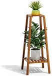 MoNiBloom Plant Stands for Indoor Tall Plant Rack 2 Tier Plant Stand Outdoor Plant Stand Shelf Indoor Corner Planter Plant Stand Table Plant Stands Holder for Patio Balcony Garden