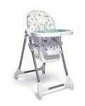 Mamas & Papas Snax Adjustable Highchair, Reclines, Foldable with Removable Tray, Happy Planet