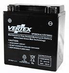 Vertex VP20CH-4 Sealed AGM Motorcycle/Powersport Battery, 12V, 18Ah, CCA (-18) 270, Replaces: YTX20-BS. Perfect battery for Motorcycle, ATV's, Personal Watercraft and Snowmobiles.