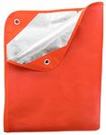 ust 20-PGR0010-08 Survival Blanket/Tarp 2.0 with Windproof and Waterproof Material for Emergency, Camping, Hiking and Outdoors, Orange