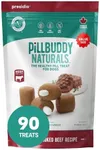 Presidio Pill Buddy Naturals - Beef Recipe Pill Hiding Treats for Dogs - Make A Perfect Pill Concealing Pocket Or Pouch for Any Size Medication - 90 Servings