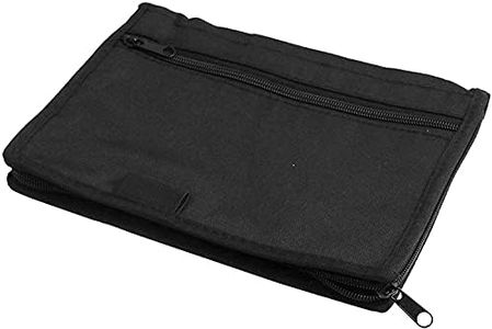 Car Glove Box Compartment Document Organizer, Multipurpose Soft Zippered Pouch Registration, Owner Manual Wallet Center Console Storage Case Pouch Holder for Card, Licenses, Registration Document
