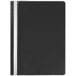 Q-Connect A4 Project Folder - Black (Pack of 25)