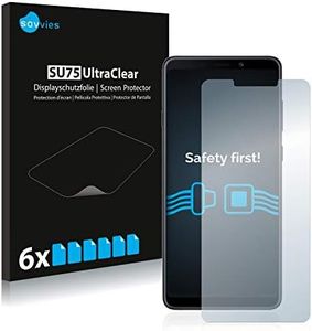 savvies (6 Pezzi Pellicola Protettiva per Samsung Galaxy A9 2018 Protezione Schermo Trasparente