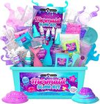 Original Stationery Mermaid Slime Kit, 35-Pieces Set to Make Glow in The Dark Slime with Lots of Sparkle Add Ins, Gifts for Girls