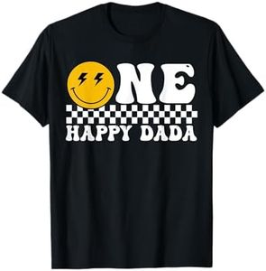 One Happy Dude Dada 1st Birthday Family Matching T-Shirt