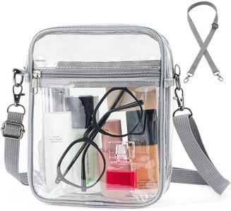 yuanming Clear Bag Stadium Approved, Clear Crossbody Purse Bag, Clear Stadium Bags for Women