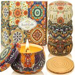 Scented Candles Gifts for Women: Candles Set for Home Fragrance, 4 Pack Soy Wax Aromatherapy Candles, Stress Relief Candles for Bathtub, Yoga, Sleeping, Birthday Gifts for Women, Anniversary