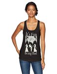 Disney Women's It's Fun Being Bad Ideal Racerback Graphic Tank Top, Black, Large