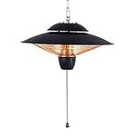 DONYER POWER 1500W Outdoor/Indoor Electric Patio Heater, Ceiling Mounted, Iron