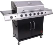 Char-Broil 463229021 Performance 6-Burner Cabinet-Style Liquid Propane Gas Grill, Stainless/Black