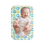 Lessy Messy Washable Diaper Changing Mat 20X30 Baby Animal Print