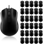 Bonuci 30 Pcs USB Wired Mouse Compu