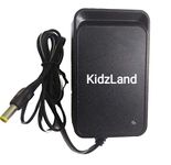 KidzLand 6V/1 Ampere Auto-Cut Off Charger for Kids Ride On Car Battery Charger for SUV Car A Variety of Electric Baby Carriage Ride Toy Battery Power Adapter - Black