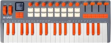 SMK37 Elite 37-Key MIDI Keyboard Controller with Bluetooth, DX7 FM Synth, RGB Pads,Knobs & DAW Control for Music Production