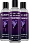 3 Eight oz. Bottles of Water Based Personal Lubricant for Men & Women