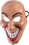 Female Beige Evil Grin Mask (1 Pc.)