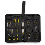 General Tools Precision Tool Set #PTS1 for Crafting, Hobbies, Jewelry and Home Repair, 11 Pieces Including Mini Pliers, Screwdrivers, Pick, Soft Tailor Cloth Tape Rule, Scissors and Tweezers