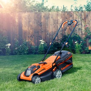 LawnMaster 24V Cordless Lawnmower 34cm – 4.0Ah Battery, Fast Charger, Rear Roller