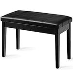 GOFLAME Piano Bench with Padded Cus