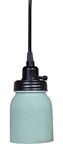 CWI Gifts 5-Inchx3.5-Inch Blue Star Jar Lamp with Standard Cord-Small