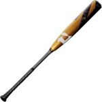 DeMarini 2022 Zoa (-3) BBCOR Baseball Bat - 32"/29 oz, Gold/Black