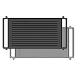 Upgraded WB31X24998 Griddle Replacement Parts for ge Stove, Heavy Duty Cast Iron Reversible Griddle/Grill Combo Compatible With ge Stove Griddle（Not Universal）,One tray-1 Year Warranty