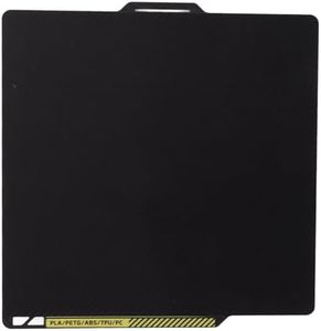 Sanpyl Smoothing Carbon Fiber Steel 3D Printer Build Plate PET, Compatible with PLA ABS PETG TPU PC, High Temperature Resistant, for Bambu P1P P1S X1 X1C X1 Carbon Combo, Sanpyltiuw7g4x5y