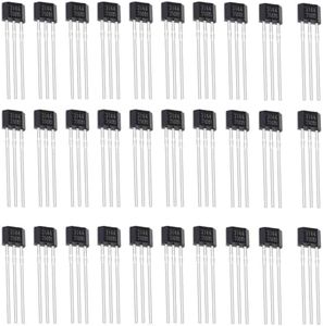 KEAcvise 30pcs a3144 Hall Effect Sensor - 3144 oh3144 ah3144e 3-pin Magnetic Detector Switch for ebike and Electronics