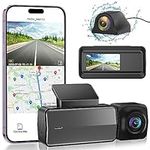 GEQIMO 4K Dash Cam Front and Rear, 