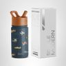 Simple Modern Kids Water Bottle with Straw Lid | 14oz Insulated Stainless Steel Kids Tumbler & Spill Proof Toddler Cup for School, Girls, Boys | Summit | Wheels Up