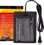 AIICIOO Reptile Heating Pad - Hermit Crab Heater Heat Mat for Reptiles Snake Lizard Terrarium 8 Watt