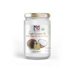 M2N2 Organic Virgin Coconut Oil, 1 L - USDA Organic Certified, Cold Pressed and Unrefined Virgin Oil for Cooking and Baking