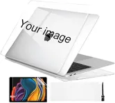 Batianda Customizable Case for M1 MacBook Air 13 Inch Model A2337 A2179 A1932 2021 2020 2019 Release,3D Painted Hard Shell with Keyboard Cover & Screen Protector