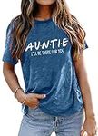 Auntie T-Shirt Aunt Vibes Shirt Aun