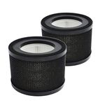 PUREBURG PM501 Replacement True HEPA Filters Compatible with PureMate PM501 3-in-1 Compact HEPA Air Purifier,H13 3-Stage Filtration Air Clean Dust VOCs,2-Pack