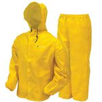 FROGG TOGGS Men's Standard Ultra-Lite2 Waterproof Breathable Protective Rain Suit, Yellow, XX-Large Short