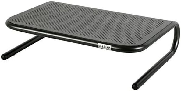 Allsop - Supporto metallico per monitor, colore: nero