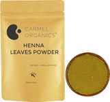 CARMEL ORGANICS Henna Leaves Powder (800 Grams) for Hair Color| No added Preservatives | Marudhani Podi/Mardhani Podi/Mehandi Powder | Lawsonia inermis