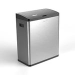 The Step N' Sort 60L, Motion Sensor Dual Trash and Recycling Bin with Removable Inner Bins