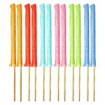 YQWIN 12Pcs Microfiber Detail Duster Sticks, Small Dusters for Cleaning, Crevice Cleaning Tool, Gap Dust Cleaner, Mini Duster for Cleaning Fan Blade/Ac Vent/Car Vent/Blind/The Small Corner