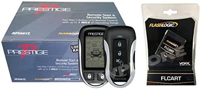 Prestige APS997Z 2-Way LCD 1-Mile Remote Start and Alarm + Flashlogic FLCART