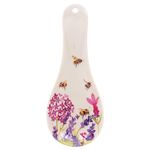 Lesser & Pavey Lavender & Bees Spoon Rest for Kitchen & Home | Lovely British Designed Spoon Holder for Kitchen Accessories | Heat Resistant Spoon Rest for All Types of Spoons - Jennifer Rose Gallery