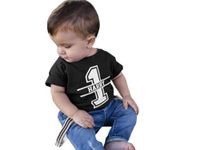 1st Birthday Personalised Unisex Kids Tshirt Birthday Age Gift Party T-Shirt Boy Girl Toddler Baby One Year Old First Birthday 1 Year Old