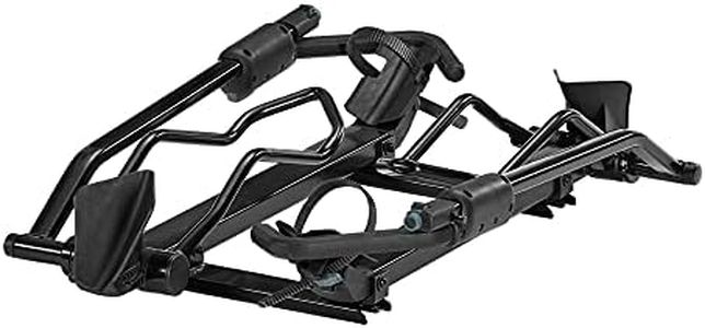 Yakima EXO DoubleUp 2 Bike Capacity Hitch Bike Rack with StrongArm Design, SpeedKnobs, and SKS Lock for EXO SwingBase or EXO TopShelf, Black