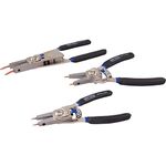 Gray Tools 83903 3 Piece Internal and External Snap Ring Plier Set