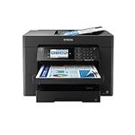 Epson WorkForce Pro WF-7840 Wireless All-in-One Wide-format Printer with Auto 2-sided Print up to 13" x 19", Copy, Scan and Fax, 50-page ADF, 500-sheet Paper Capacity, and 4.3" Colour Screen (Renewed)