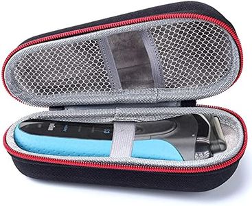 LinMei Electric Shaver Case Razor Travel Carrying Box Shaver Storage Bag Compatible with Braun 3010s 3040s 310s 720s 790c 9030cc 9050cc Men's Electric Razor and Accessories
